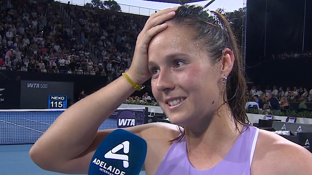 Adelaide Internationaal 2026 | Daria Kasatkina won eerst Australische bodem; Resultaten Maria Sakkari; interview