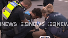 A man has been arrested after an incident outside a Bunnings in North Geelong.