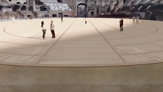 Rome's Colosseum amphitheatre redesigned by architects