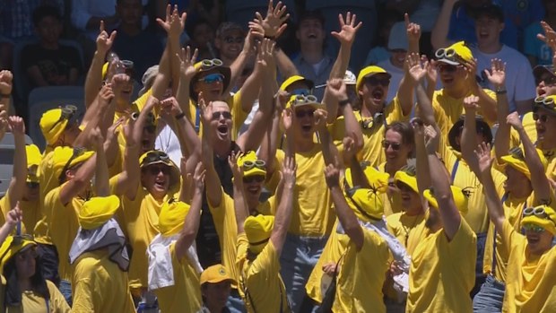 Perth crowd.