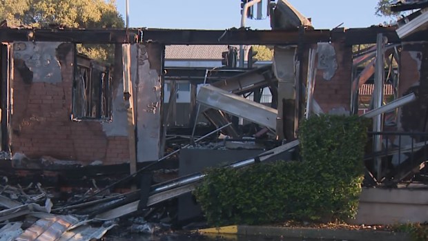 An Italian restaurant in Wetherill Park has burned down overnight. 