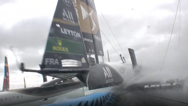 The terrifying crash.