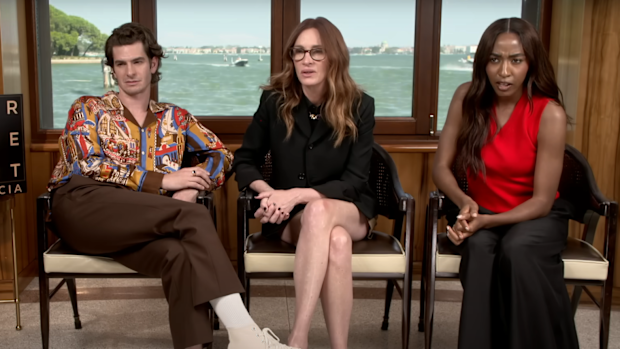 Andrew Garlfield, Julia Roberts, Ayo Edebiri 