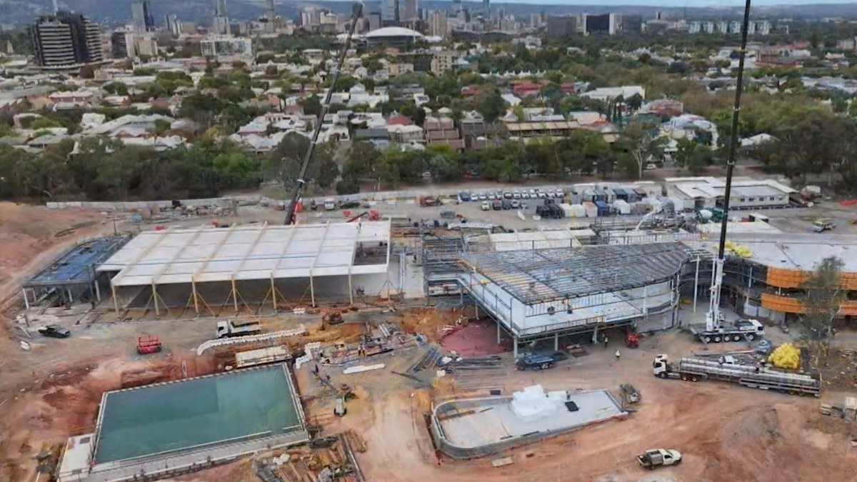 $135 million North Adelaide pool nearing completion | Nine.com.au