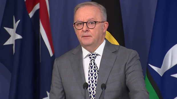 Australian Prime Minister Anthony Albanese criticised the Liberal Party's decision to scrap their commitment to net zero.