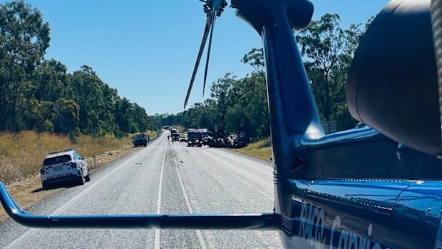 Bruce Highway at Benaraby: Truck driver flown to hospital after crash ...