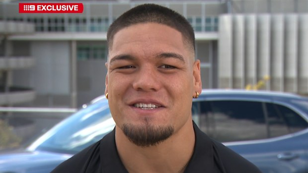 Leo Thompson, Bulldogs'a geçişini Nine'a anlatıyor.