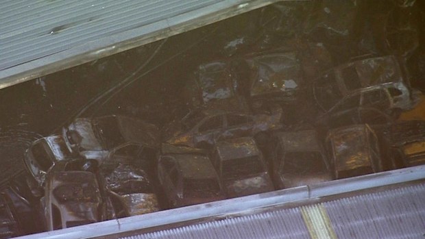 Revesby Fire: Monster fire at wrecking yard extinguished as neighbours ...