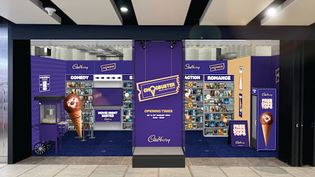 Cadbury Choc Tops pop up store