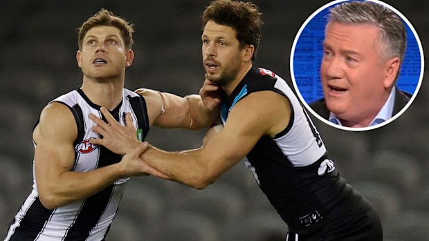 Eddie McGuire has fired up again over the "prison bars" debate.