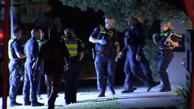 A man has been bitten by a police dog during an arrest, bringing a four-hour siege to an end in Melbourne's north-east.