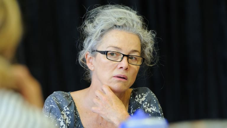 Sarah Peirse in MTC's The Children, a nightmare vision of the 'quake' to come