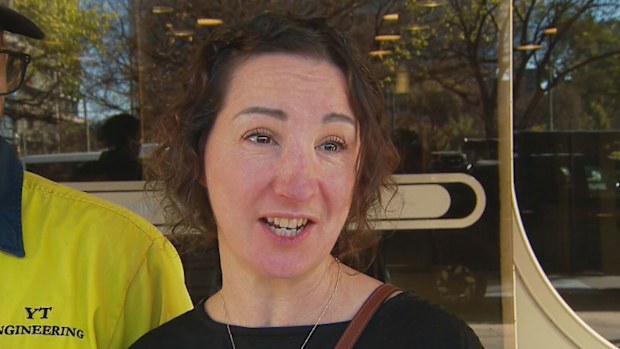 Cyclist Sonja Maus was injured on Churchill Road at Kilburn in February last year.