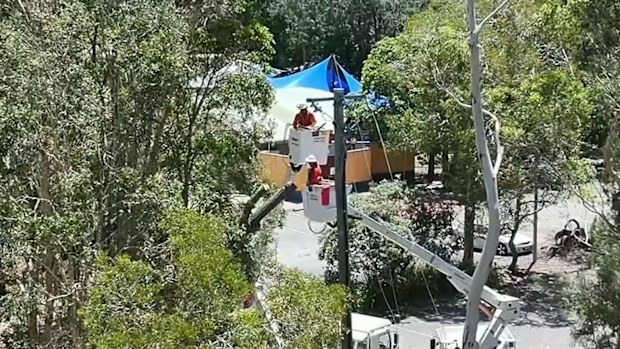 Cleanup from Queensland's massive storms continues. South-East Queensland, including the Gold Coast and Sunshine Coast were badly hit, whilst Toowoomba also felt the brunt of storms last night.