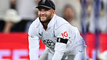 Ben Duckett after one of two dropped catches. 