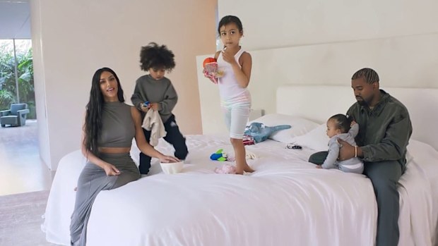 Kim Kardashian, Kanye West, North West, Saint West, Chicago West in Vogue