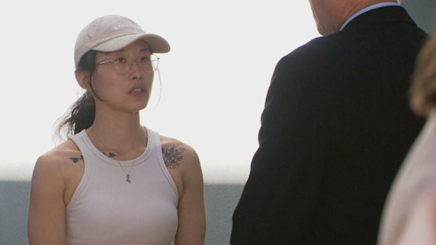 Hurstbridge: A milkbar worker has described the moment she jumped onto the back of an unknown man who shot paint at her in an attempted robbery in Melbourne's north-east. 
