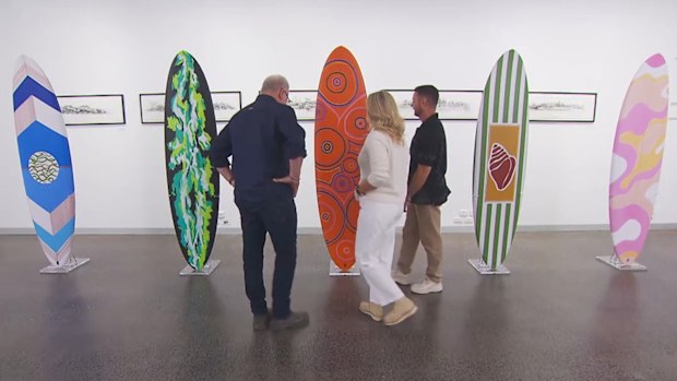The Block 2024 surfboard challenge Scott Cam Shelley Craft Darren palmer