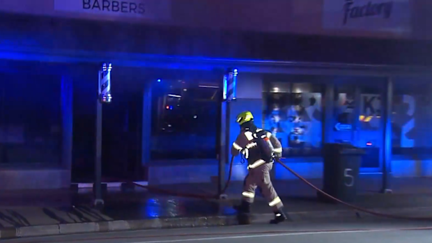 An Adelaide barbershop has been targeted in an arson attack, just months after the same business was sprayed with bullets in a terrifying drive-by shooting.