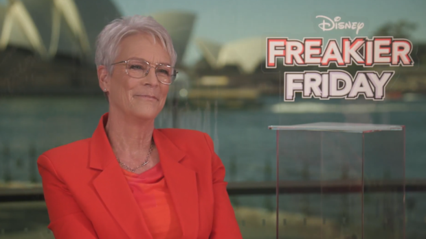 Jamie Lee Curtis during the Freakier Friday press junket