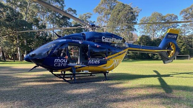 An infant girl has been taken to hospital after she fell from a hotel balcony in Sydney's upper north shore.