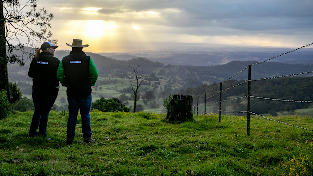 NSW Farmer and Our Cow co-founder Bianca and Dave Tarrant
