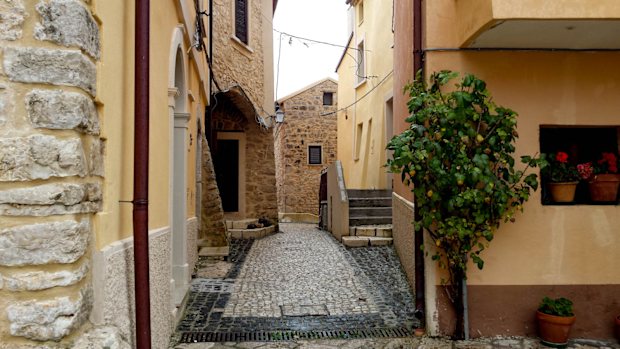 Campodimele's streets