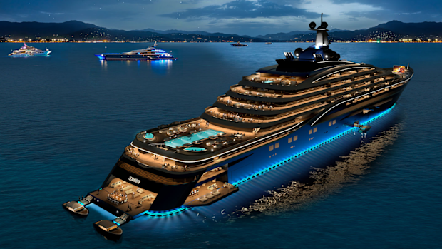World's largest yacht: US$600 million yacht 'liner' named Somnio
