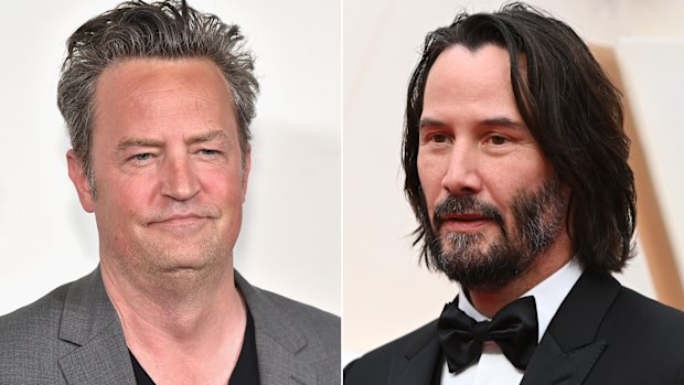 Matthew Perry and Keanu Reeves