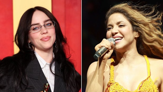 Shakira and Billie Eilish Coachella 2024