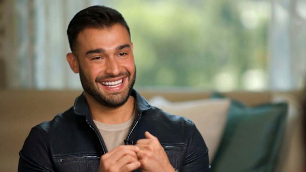 Sam Asghari in Good Morning America interview for his new movie 'Hot Seat' with Mel Gibson
