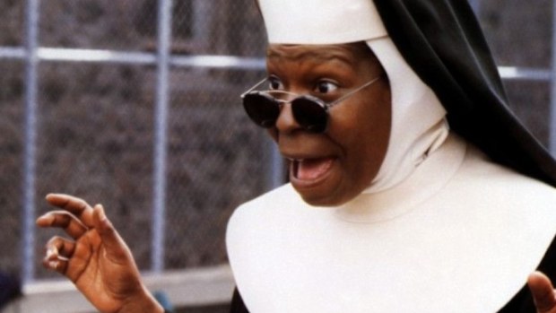 Whoopi Goldberg in Sister Act 1, 1992.
