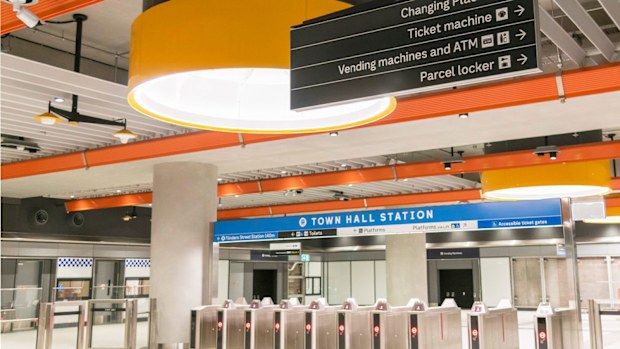 Melbourne Metro Tunnel town hall station