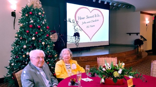 World's oldest living couple celebrate 80th wedding anniversary