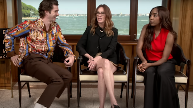 Andrew Garlfield, Julia Roberts, Ayo Edebiri 