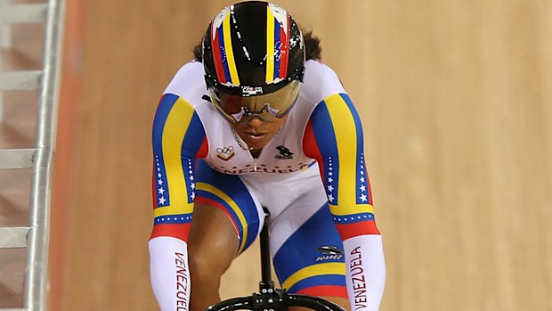Daniela Larreal Chirinos competing at London 2012.