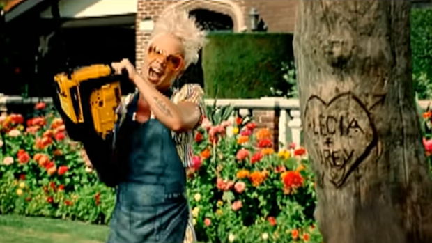 Pink So What music video