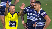 Josiah Karapani is sin binned.