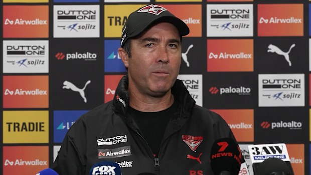 Bombers coach Brad Scott.