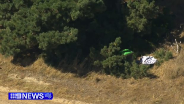A body was found in a wheelie bin near Geelong.