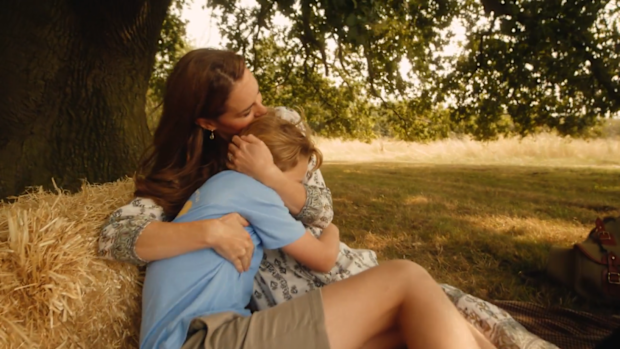 Prince George and Princess of Wales in family video