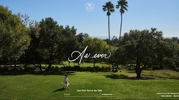 As Ever website
