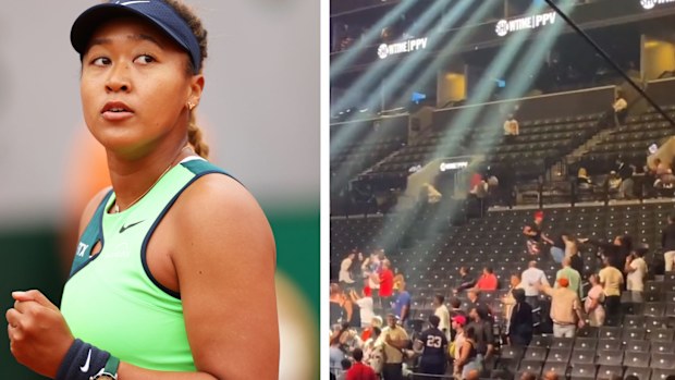 Naomi Osaka later said she was 'petrified'.
