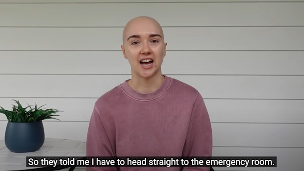 Sara Holmes bravely shared her journey with fans on her YouTube channel.
