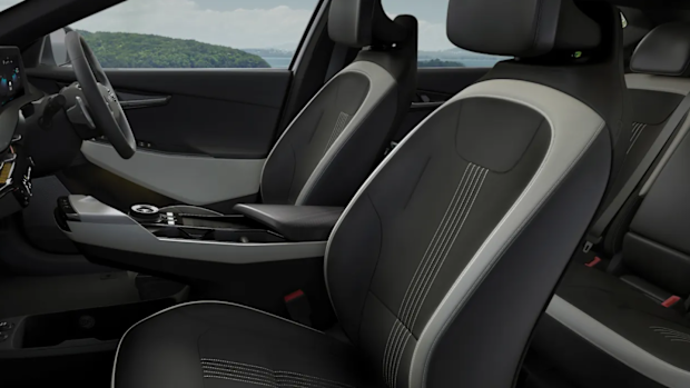 The interior of the EV6