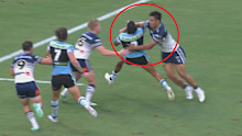 Murray Taulagi hits Jesse Ramien high.