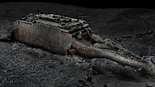 <p>Detailed scans have revealed new insight into the ship's final moments.</p><p>The 3D replica shows the wreckage of the ship. </p><p>It shows how the cruise liner was ripped in half after it was struck by an iceberge in 1912. </p><p>15,000 people were killed in the disaster.  </p>