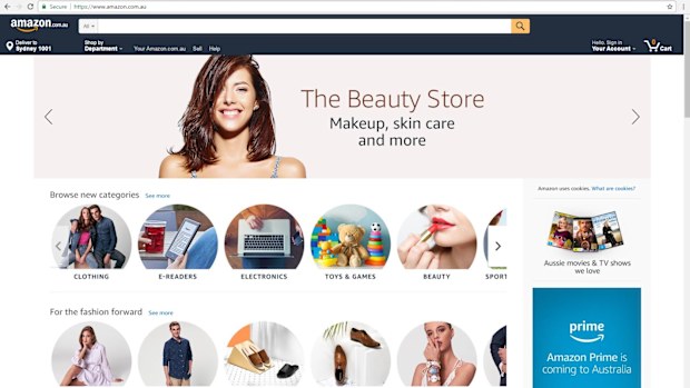 The Amazon Australia website has finally gone live.
