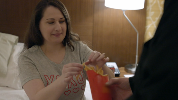 Gypsy-Rose Blanchard in Gypsy Rose: Life After Lock Up on 9Now. Gypsy tries her first meal out of prison, McDonalds fries 