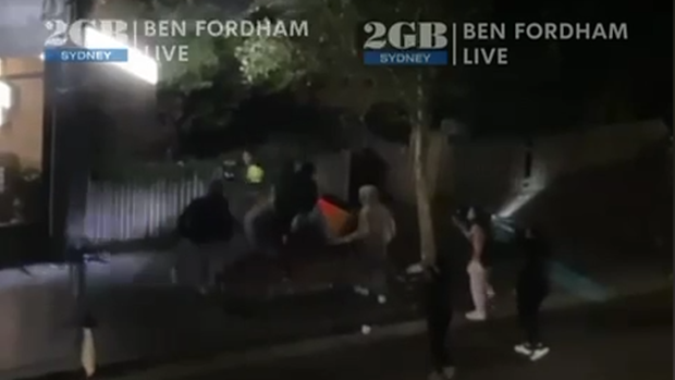 Six people have been arrested after an attack on a delivery rider in Sydney's inner west. Glebe Point Road in Glebe.
